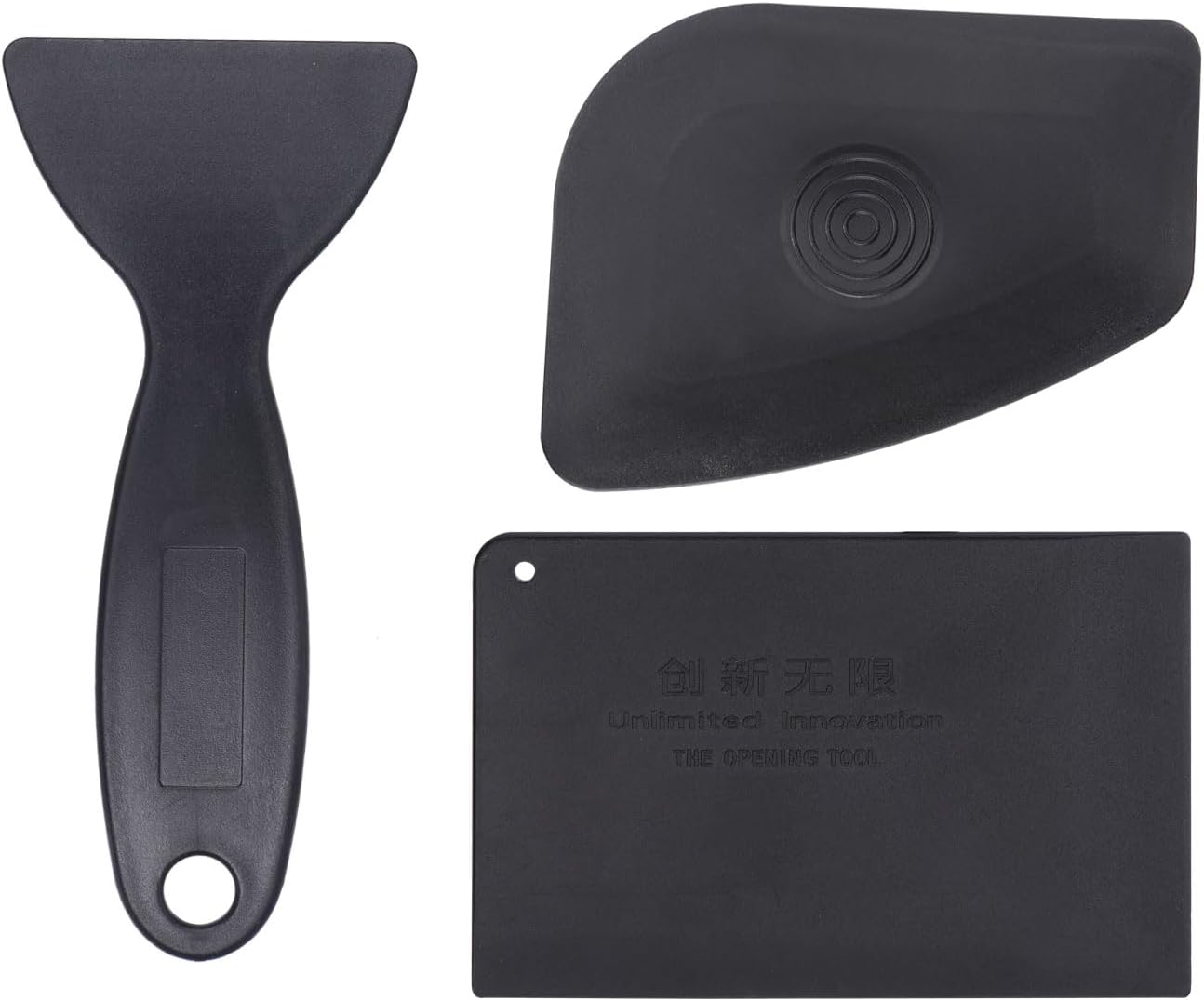 MECCANIXITY 4 in 1 Flexible Pry Opening Tool Kit for LCD Screen Mobile Phone Repair, Black 1set