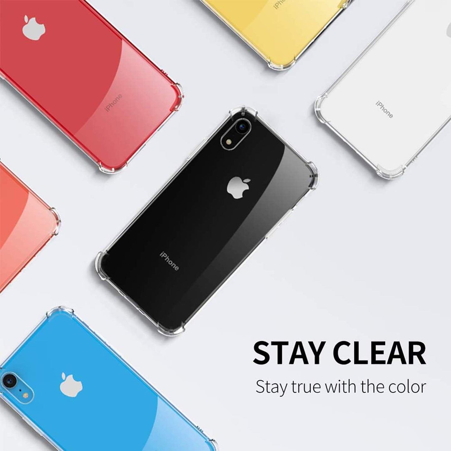ORIbox Clear Case for iPhone 11 Pro Max - Shockproof Protection with 4 Corners for Women, Men, Kids