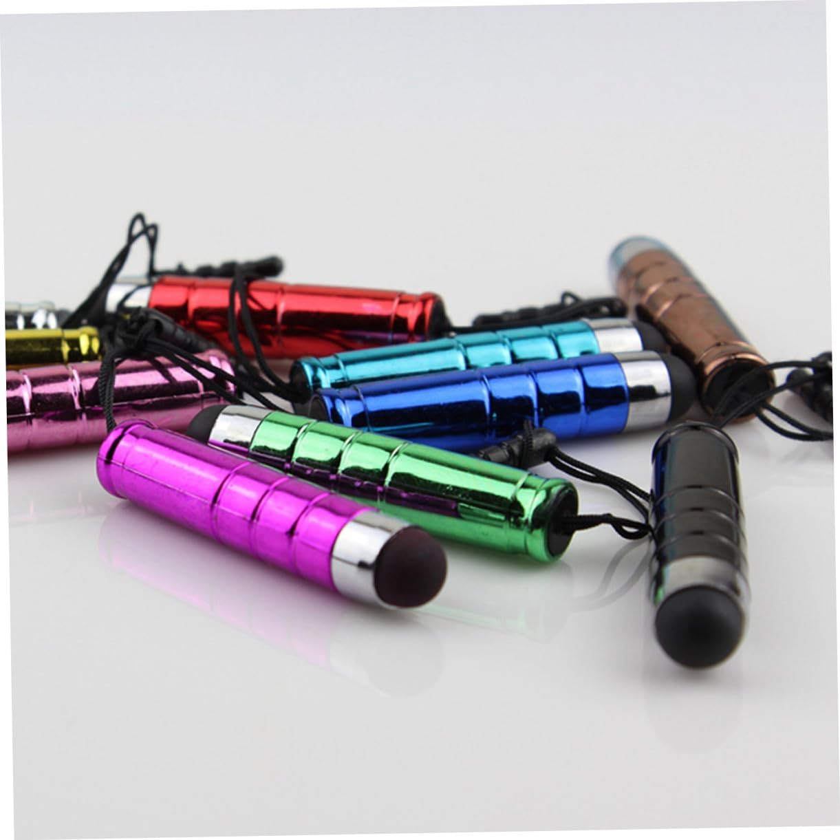 HOMSFOU Stylus Pencil with Brush, Headphone Jack Mobile Phone Accessory, Anti-Plug Attachment for Cell Phones