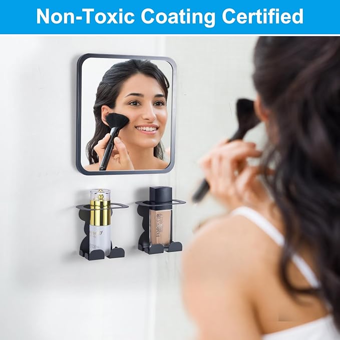 Fogless Shower Bathroom Wall Mirror: Shower Mirror fogless for Shaving with Razor Holder – NO Drilling Anti Fog Mirror for Shower Shatterproof & Waterproof for Bathroom - Men and Women