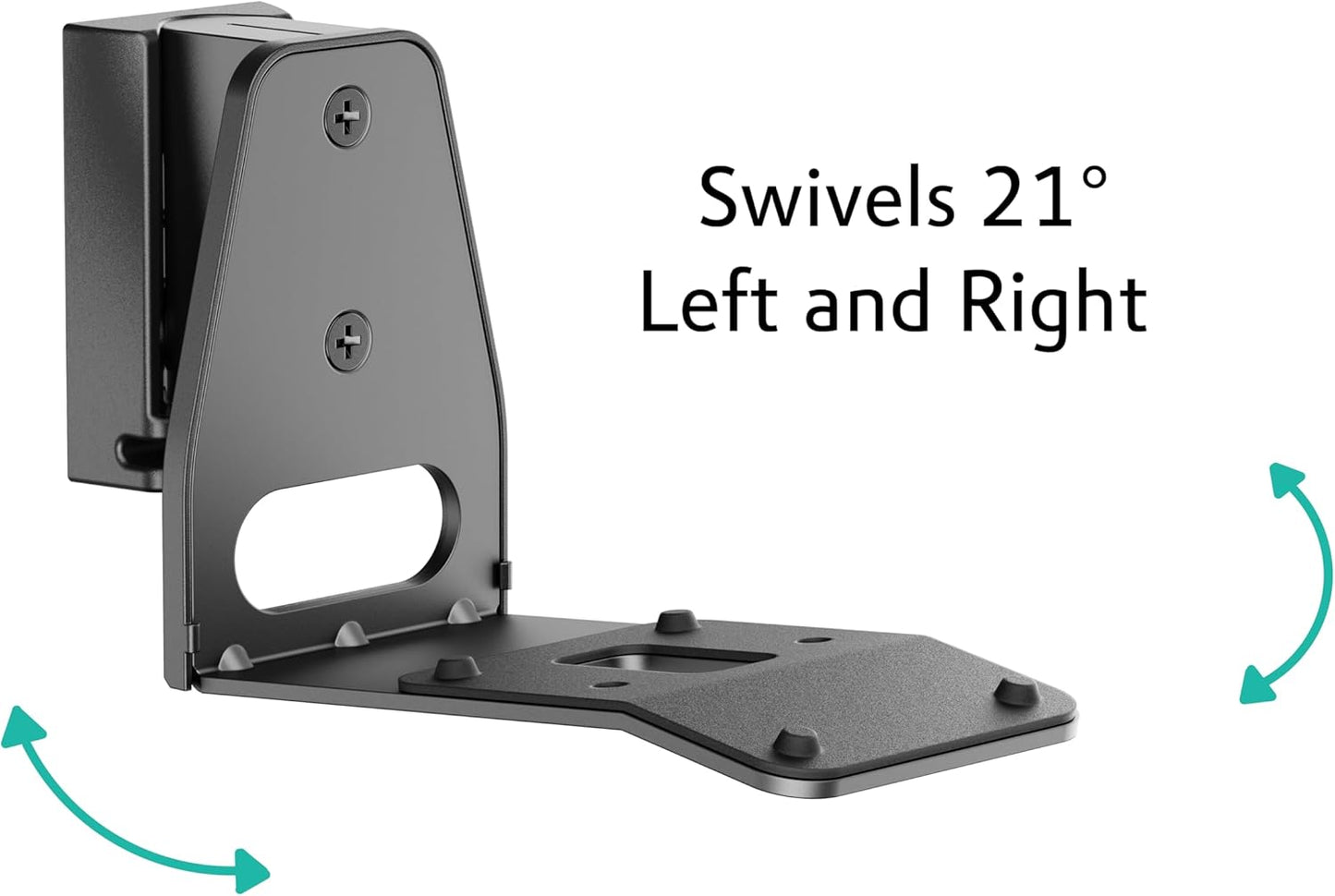 ynVISION.DESIGN Adjustable Wall Mount for Sonos ERA 300 Speaker - Black (1 Mount)