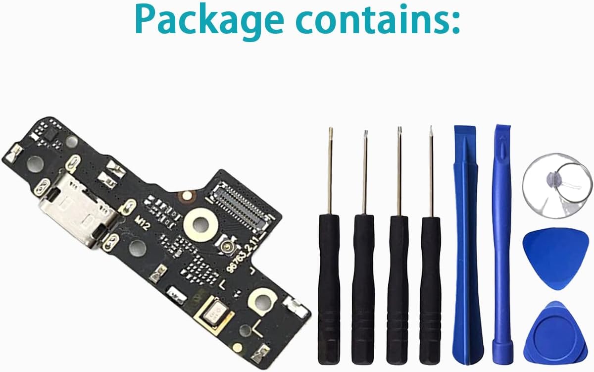 Dock Connector Replacement for Motorola Moto G Play 2023 XT2271 XT2271DL - Microphone/Antenna/Charger Port Board Flex