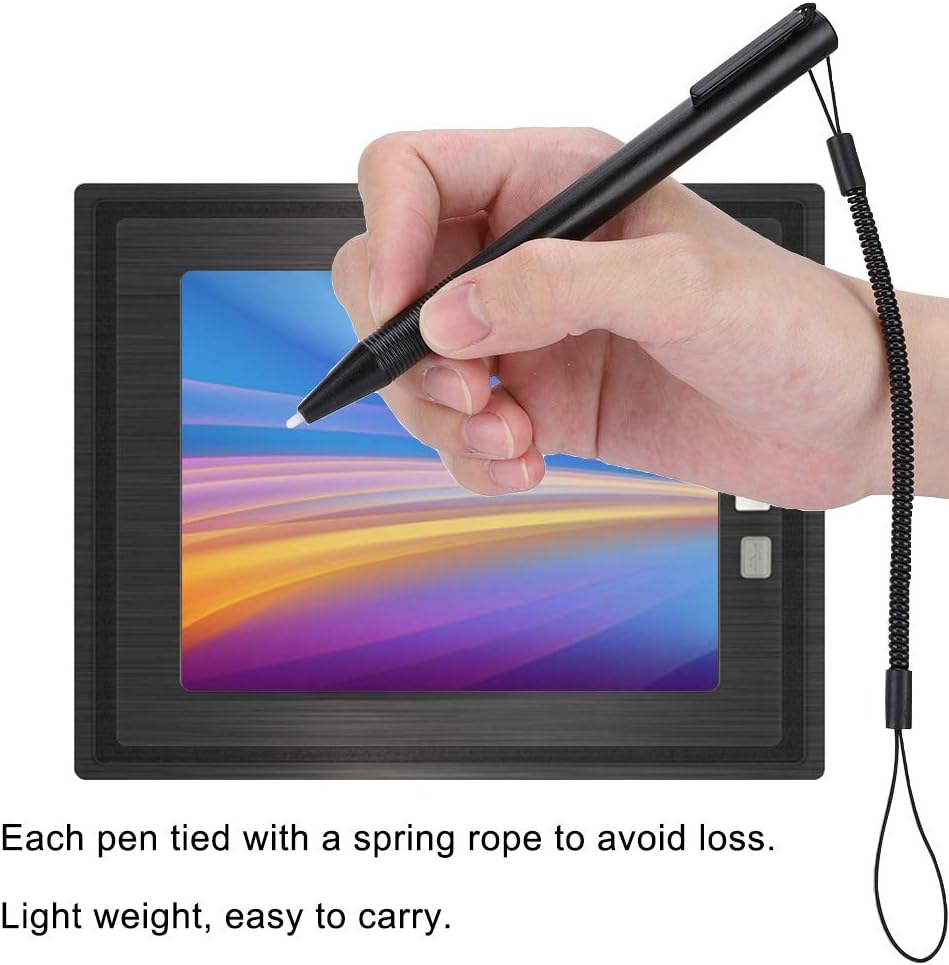 Resistive Anti Scratch Pen with Spring Rope for PDA Navigator, Attachable Pens for Touch