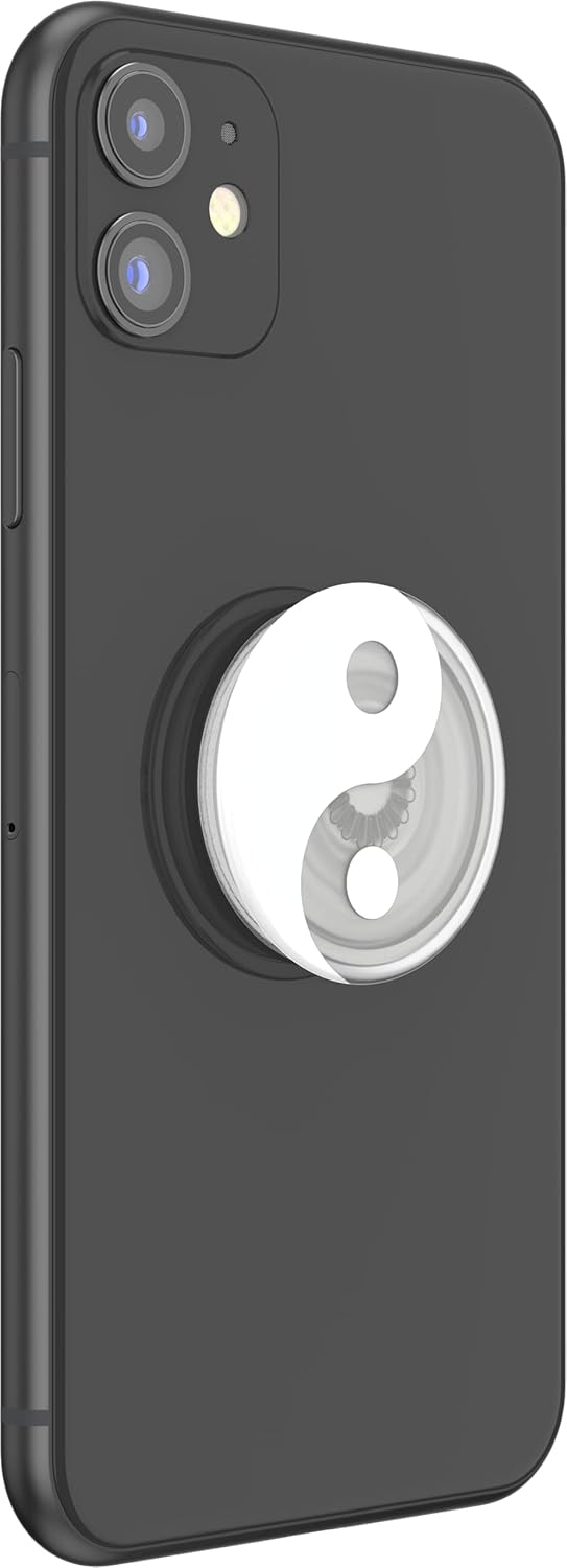 PopSockets Plant-Based Phone Grip with Expanding Kickstand - Eco-Friendly Yin and Yang