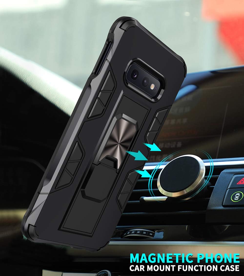 Military Grade Case for Samsung Galaxy Note 8, Built-in Kickstand, Heavy Duty Shockproof Cover, Silver