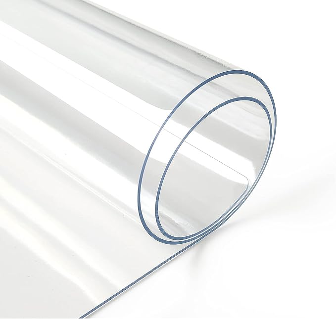 Deep Dream 1.5mm Clear Desk Cover Protector, 48×70 Inch Clear Desk Cover, Clear Desk Mat, Table Cover Tablecloth Protector Rectangle, Table Protector for Dining Room Table