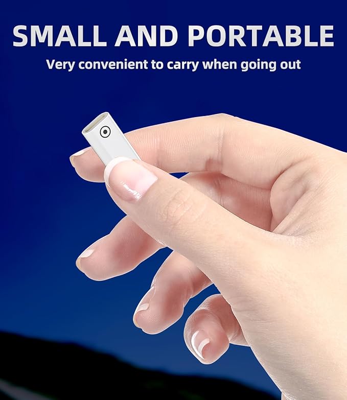 (Only applicable to original pens)USB C Female to Lightning Female Adapter 2-Pack Pencil 1st Generation Charger Accessories for Charging Pen Converter Type-c Charge Cable Ipad Ipencil Connector