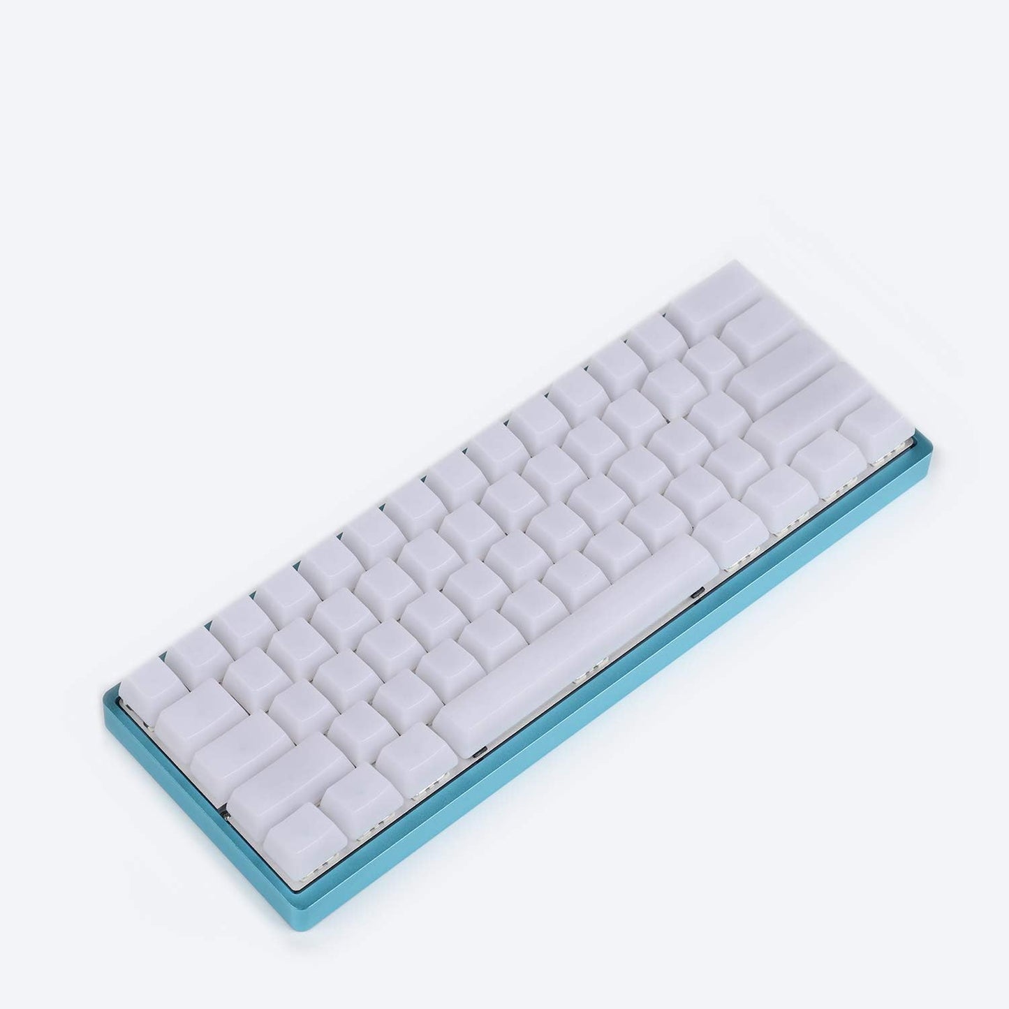 YMDK 1.5mm ABS Blank Keycap for RGB MX Mechanical Keyboard, 108 87 61 ANSI ISO Milk Fog OEM Profile