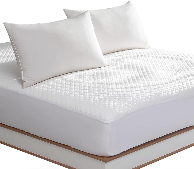 Twin XL Size Waterproof Mattress Protector Fitted Mattress Pad Cover with Deep Pocket Up to 15''