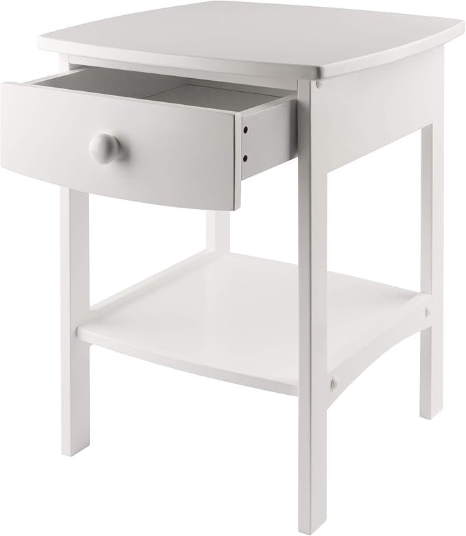 Winsome Wood Claire Accent Table, White