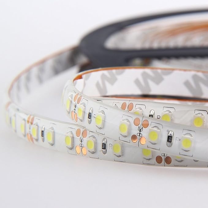 XINKAITE Waterproof IP65 Led Strip Lights, 3528 16.4 Ft (5M) 300leds 60leds/m, Flexible LED Light Tape for Boats, Bathroom, Mirror, Ceiling, and Outdoor Use, Power Supply not Included