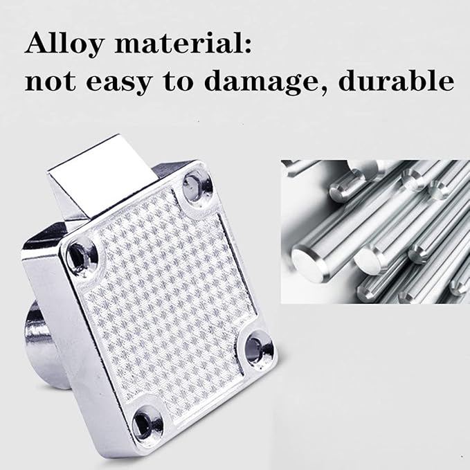 Automatic Lock Tongue Cabinet Drawer Lock 【Keyed Alike】& Forstner Drill Bit Furniture Locker Lock Showcase Lock Drilling Diameter 3/4"/19mm for (3/5"-/15mm -7/8"-/22mm) Door Panel
