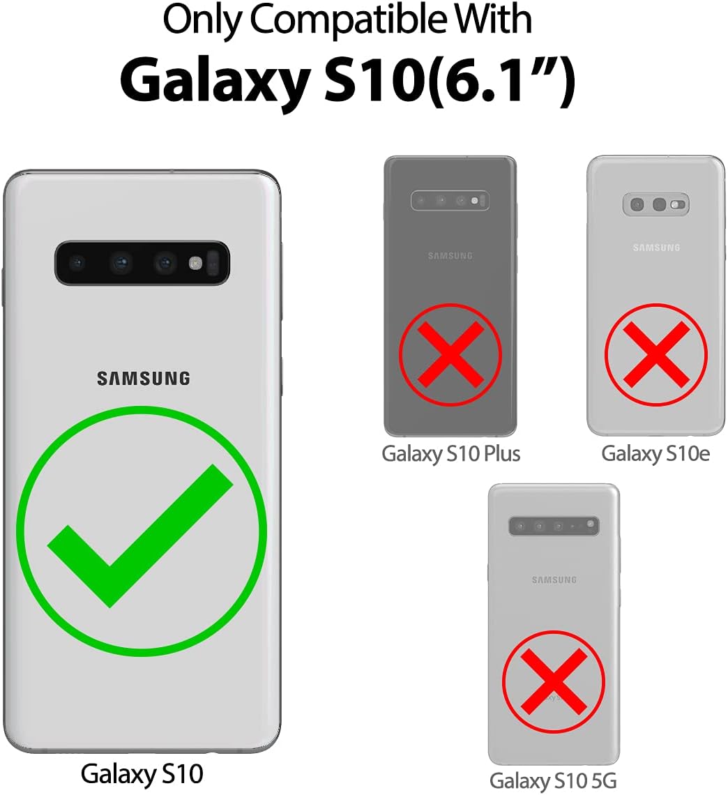GOOSPERY Soft Feeling Jelly for Samsung Galaxy S10 Case (2019) Silky Slim Bumper Cover (Red)