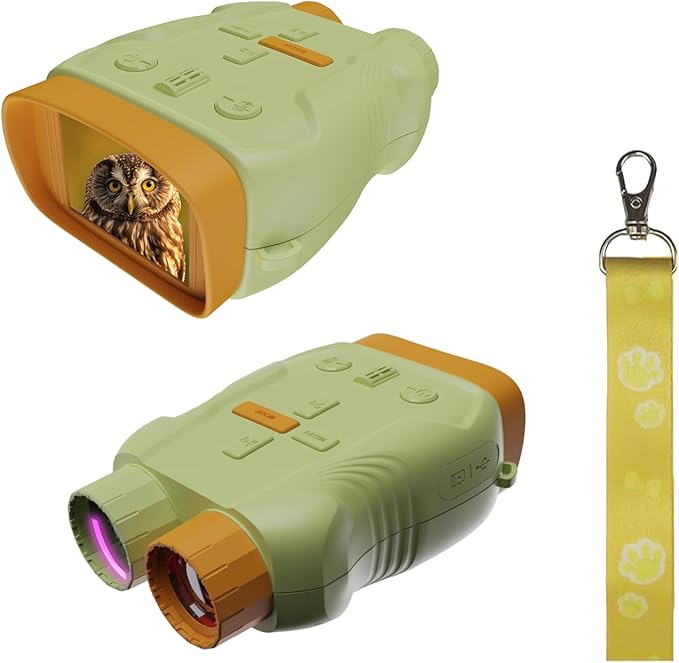 Night Vision Goggles for Kids Gifts with 32GB Card,Birthday Ideas Present 5X Zoom Kids Camera Night Vision Binoculars