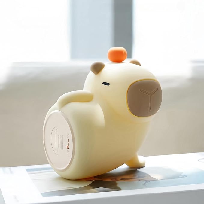 ANGTUO Capybara Night Light, Silicone Capybara Lamp, Capybara Light, Cute Room Decor