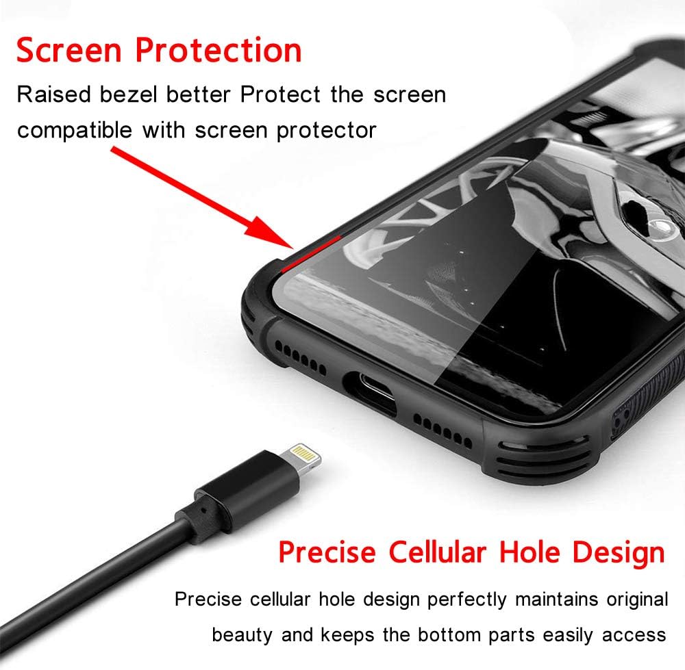 Military-Grade Protection Case for iPhone 6/6S, Anti-Scratch Shockproof Corners, Old Flag