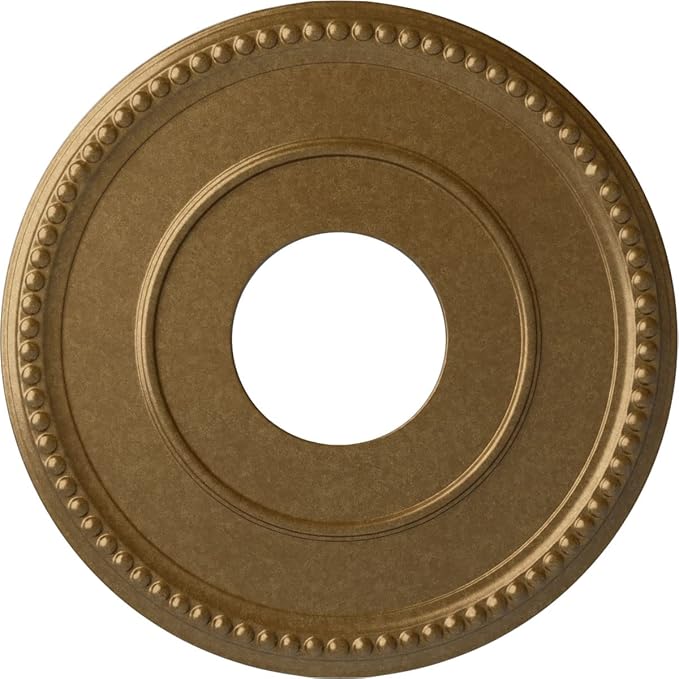 Ekena Millwork Bradford Ceiling Medallion, Pale Gold