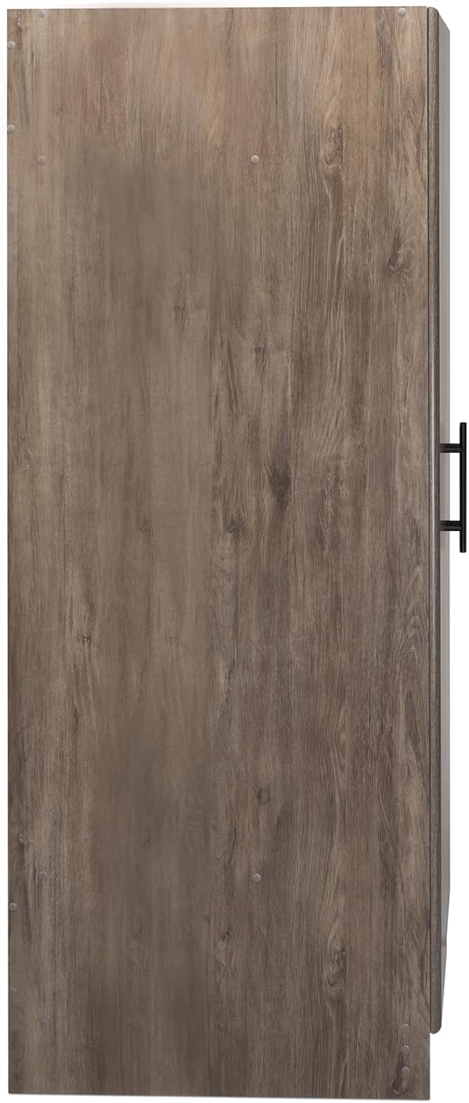 Prepac Elite 32" Storage Cabinet, Gray Storage Cabinet with Hanging Rail and Shelves for Living room, Kitchen ang Laundry Room 24.5" D x 32" W x 65" H