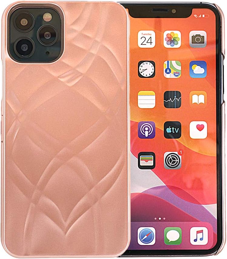 Hidden Back Mirror Wallet Case for iPhone 11 Pro Max (2019) 6.5 inch with Stand Feature and Card Holder (Rose Gold)