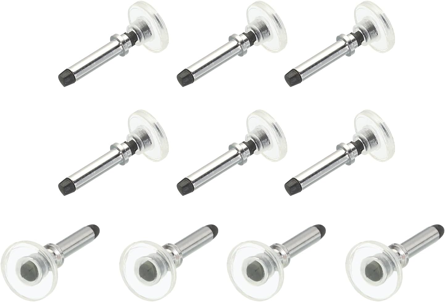 MECCANIXITY 25pcs Universal Replacement Stylus Pen Disc Fine Tips for High Precision Capacitive Touch Screen Devices