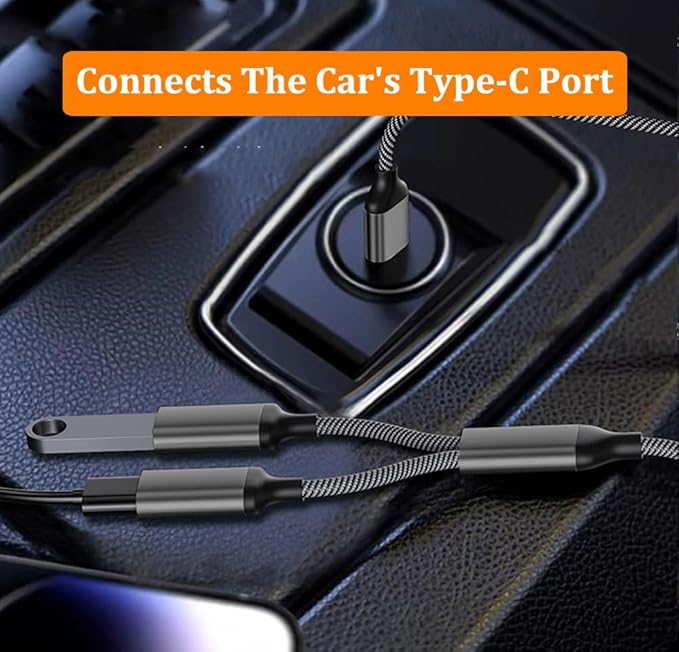 USB C Male to Dual USB Female Adapter, USB Splitter, Type C OTG Adapter, Dual Port Hub, Compatible with iPhone 15 Max, MacBook Pro, iPad Air, Surface GO, Xbox One