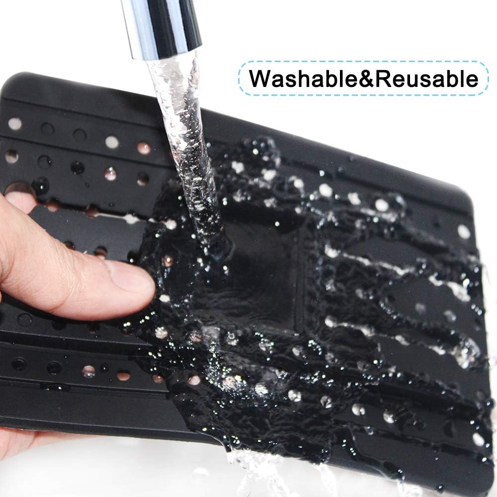 Phone Holder for Car with Air Vent Brush, Universal Silicone Cellphone Mount for Vehicle Mobile Phone GPS