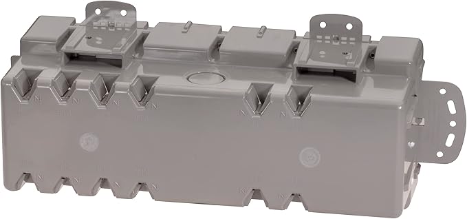 Southwire MSBMMT5G 5 Gang Multi Mount Device Box with Depth Adjustable; Heavy Duty 42lb ; Gray