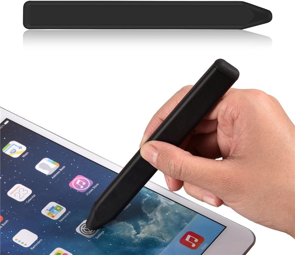 Flat Stylus, Universal Replacement Flat Capacitive Touch Screen Stylus Pen for iPhone/BlackBerry (Black)