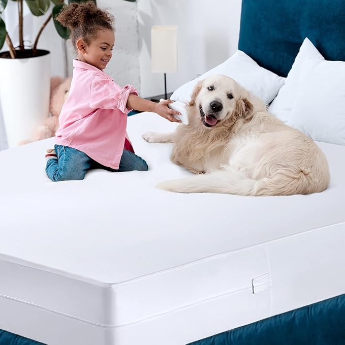Utopia Bedding Zippered Mattress Encasement Twin Size (Pack of 2), 100% Waterproof, Dust Mite and Bed Bug Proof Mattress Protector, Absorbent 6-Sided Mattress Cover