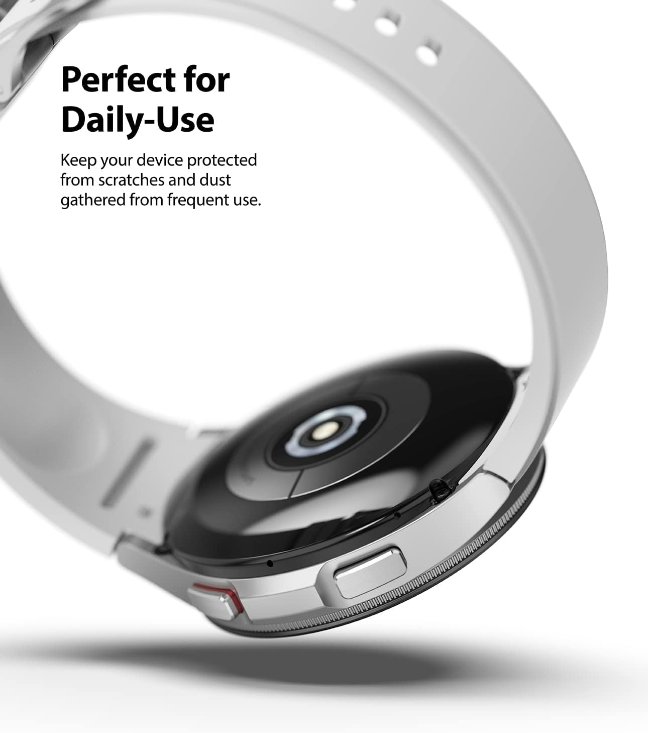 Ringke Bezel Styling Adhesive Frame Ring Cover for Samsung Galaxy Watch 4 Classic 42mm - Black [42-05]