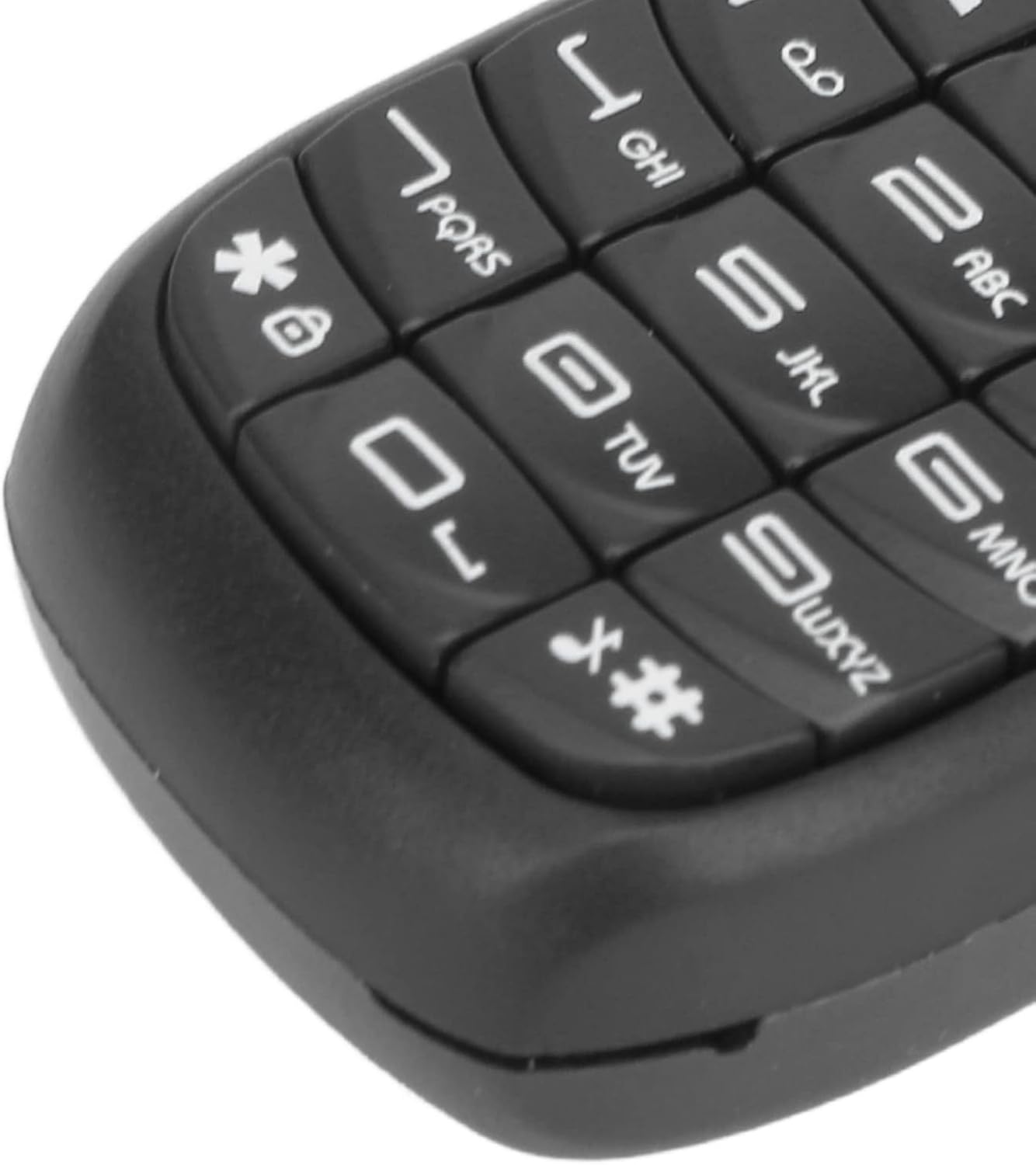 GOWENIC BM70 Mini Smartphone, 2G Unlocked Mobile Phone, 0.66 Inch Screen, Dual SIM, Bluetooth Music Player (Black)