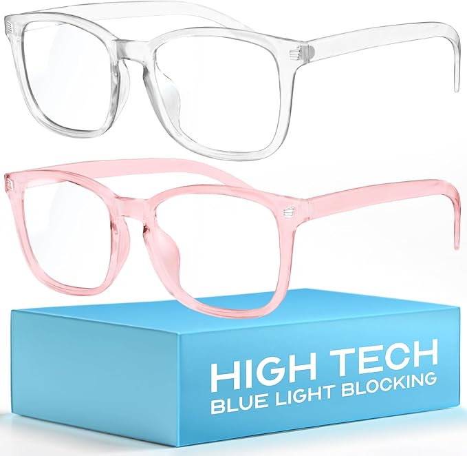 livho High Tech Blue Light Glasses - Advanced Blue Light Blocking Computer Glasses - Screen Fatigue & UV Protection