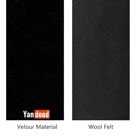 Black Flocking Adhesive Tape 4in x 35ft Projection Screen Felt Tape Border Ultra High Contrast Deep Black Felt Strips for Projector Screen Frame DIY