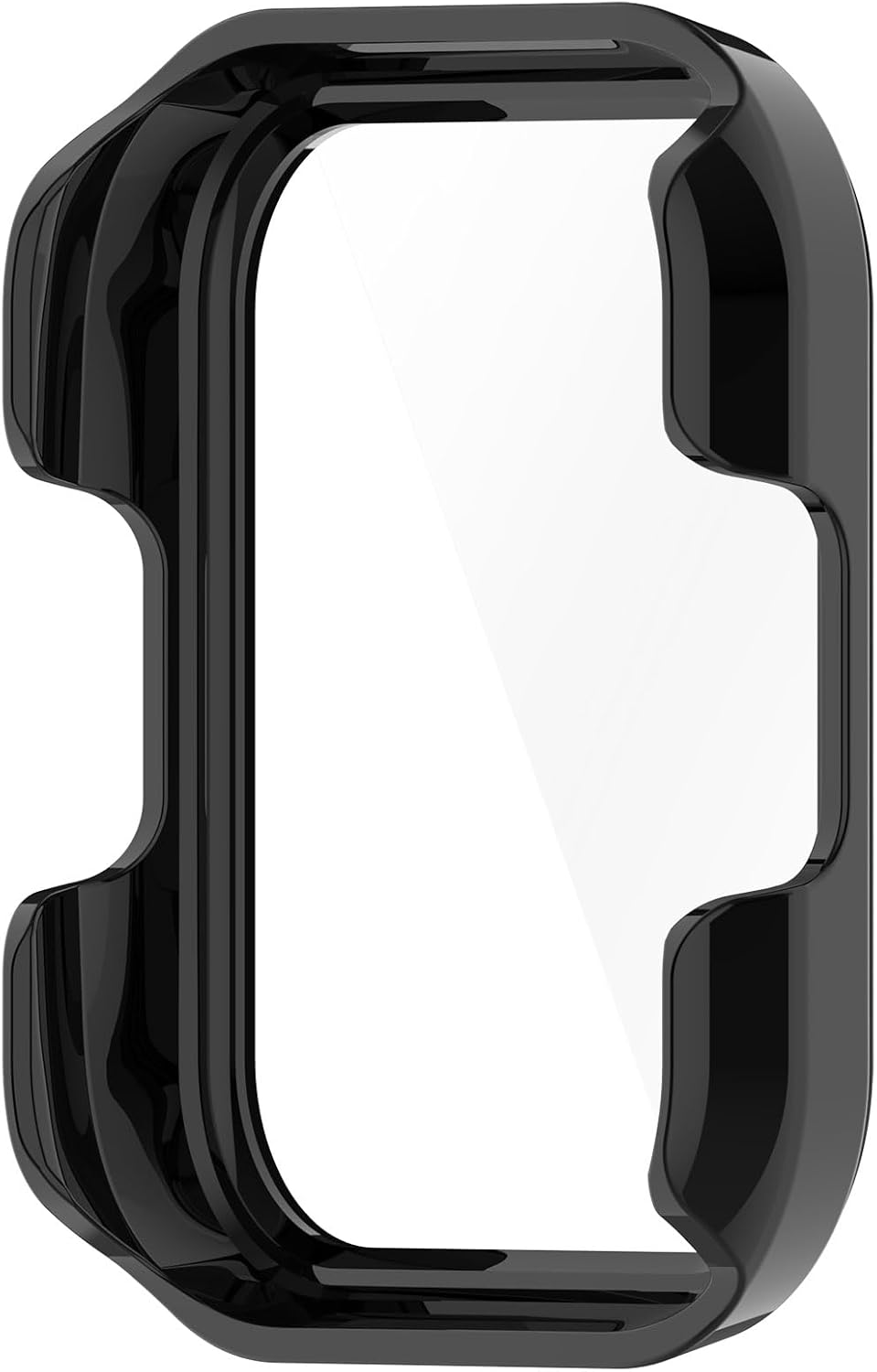 Protective Case for SKG V7 & V7 Pro, Hard PC Film Face Cover Bumper, Smartwatch Accessories (Black & Black)