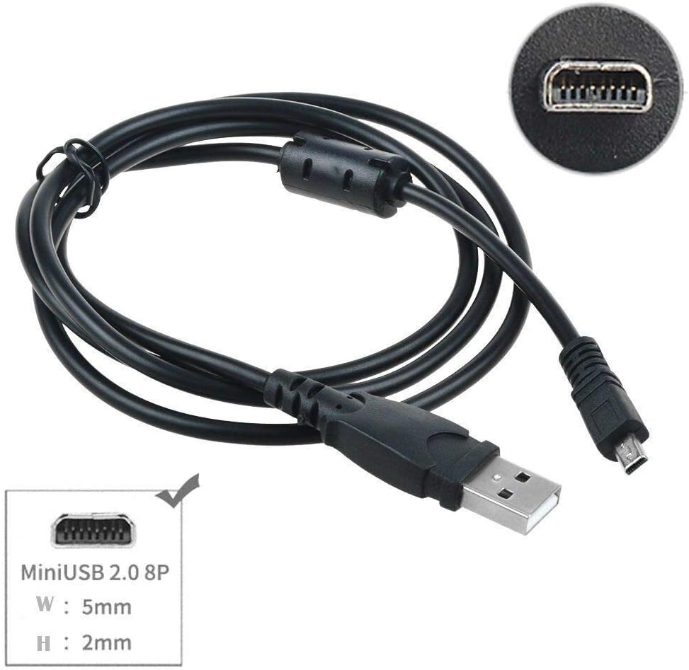 2.0 D5100 D5000 USB PC Data Sync Cable Cord Lead for Nikon Coolpix DSLR Camera