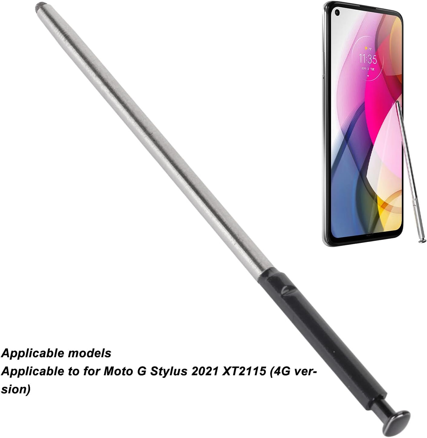 Replacement Stylus Pen for Motorola G Stylus (2021) XT2115, 4G Touch Screen Replacement Pen.