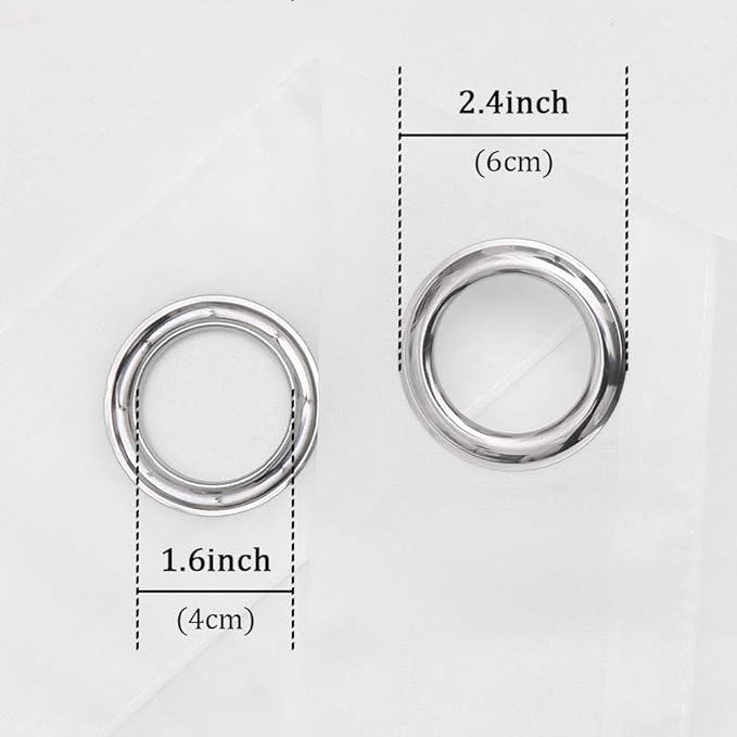 KEQIAOSUOCAI 84 Inches Length Sheer Curtains - Grommet Top Solid Voile Window Draperies Elegant Panels for Bedroom(Pure White,2 Panels,W54 x L84 Inch Long)