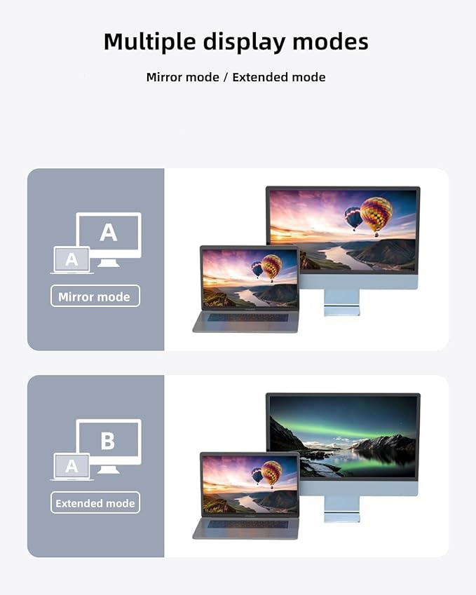 USB C Female to HDMI Male Adapter with USB Video Cable, 4K@60Hz Uni-Directional USB Type C Source to HDMI 2.0 Display Converter Thunderbolt 3/4 to HDM-I for i-/Phone 17 MacBok Pro/Air, Galaxy - 2 Pack