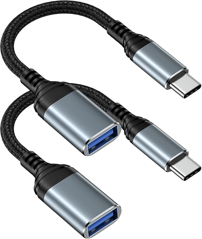 USB-C to USB Camera Adapter for iPhone 17 Pro Max Air 16e 16 15 Pro Max MacBook Pro Air iMac iPad mini Pro,Samsung S25 Android,USB OTG Cable Converter Support Card Reader, Flash Drive, MIDI Keyboard