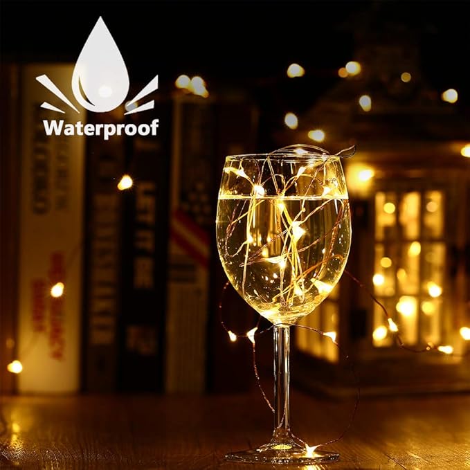 Brizled 2 Pack Solar String Lights, Total 132FT 400 LED Outdoor Solar Fairy Lights, 8 Modes Solar Twinkle Lights, Waterproof Mini LED Solar String Lights for Christmas Garden Party Decor, Warm White