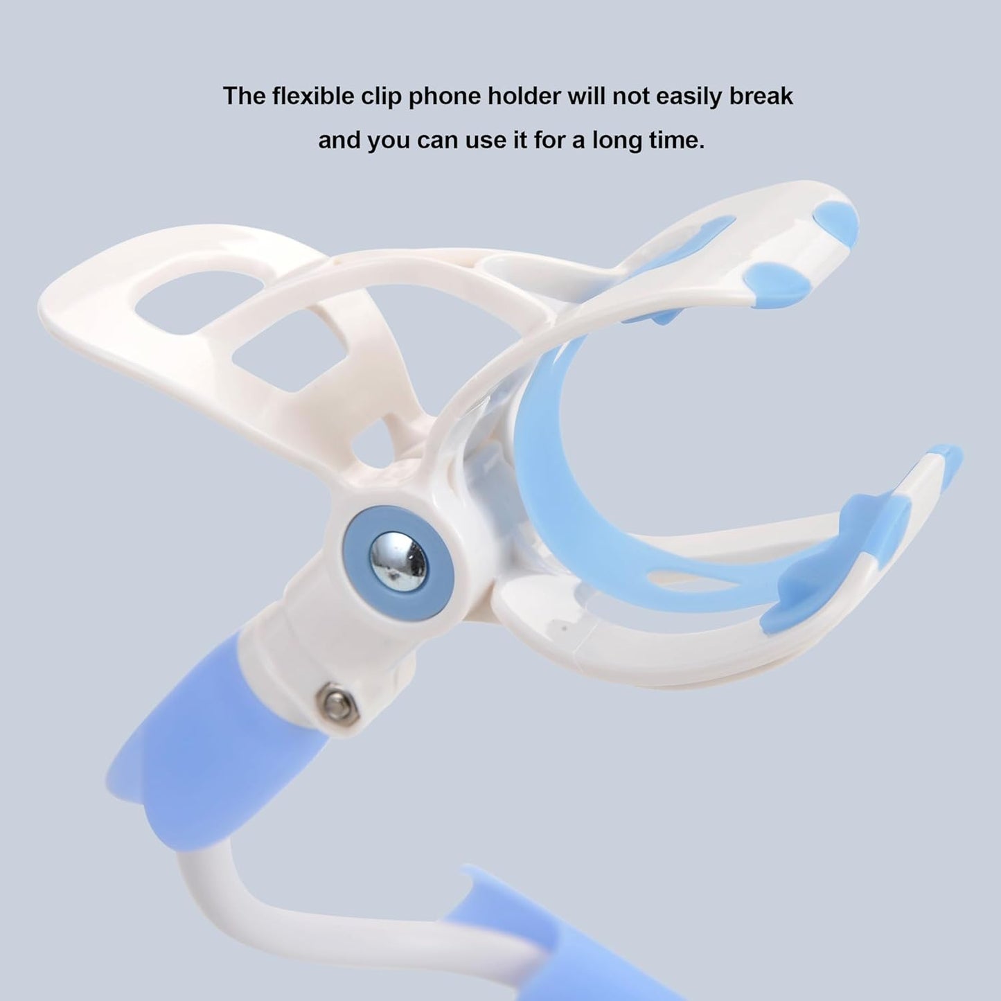 PowerTRC Phone Holder Gooseneck Bed Mount, Clamp Universal Lazy Mount Flexible Long Arm Bracket for 3.5~6.7",