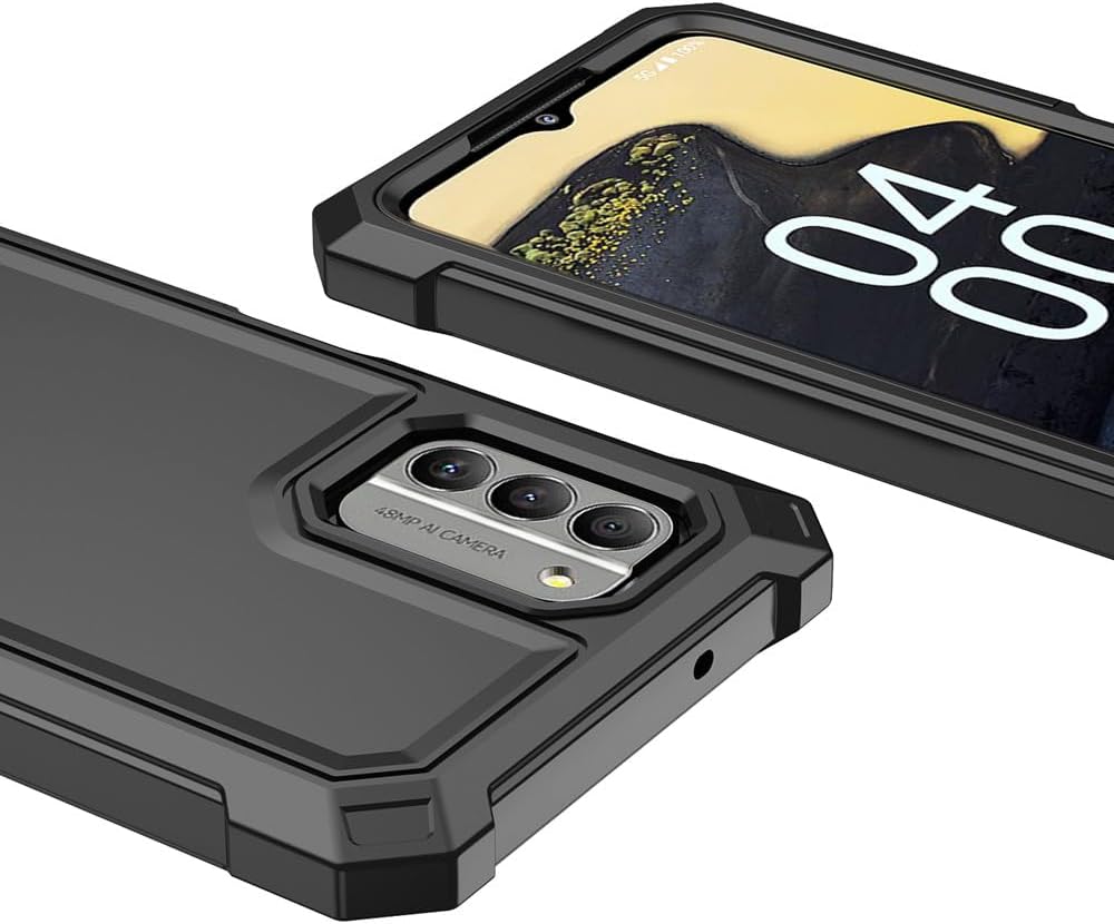Nokia C300/G100 Case with Screen Protector, Full Body Protection for Nokia C300 N155DL & G100 N150DL, Frosted PC & TPU,