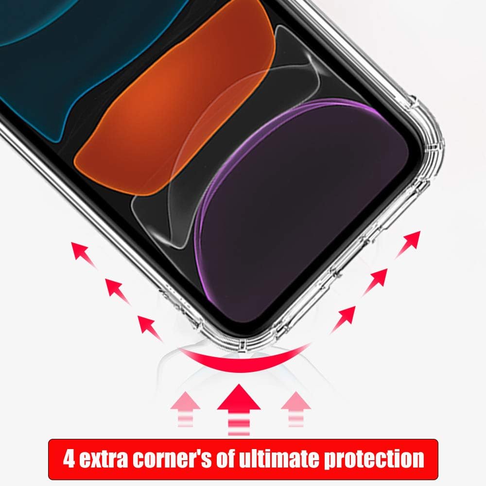 iPhone 14 Case, Cute Dragonfly Drop Protection Shockproof TPU Full Body Protective Scratch-Resistant Cover