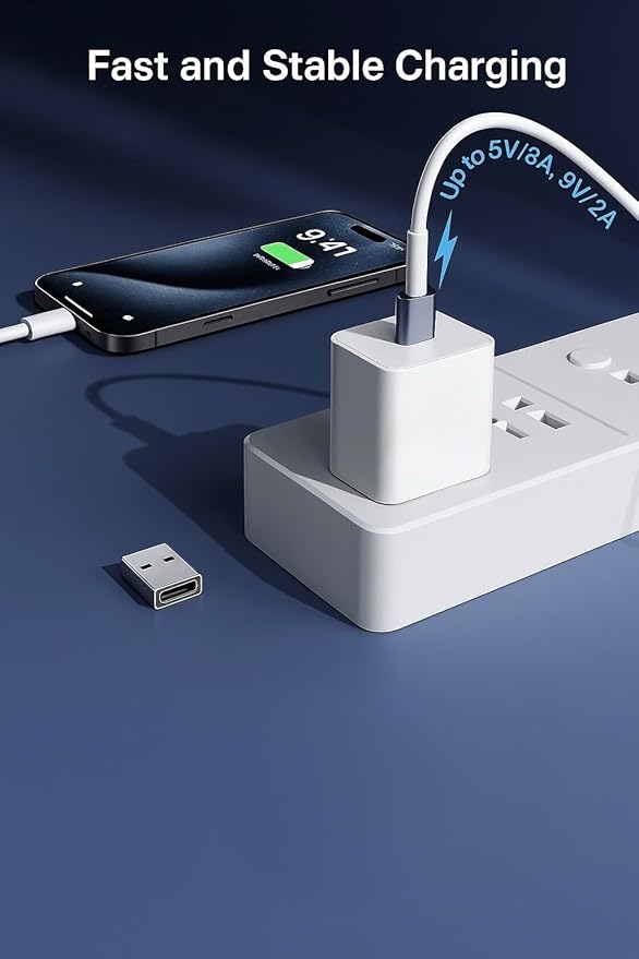 1PC USB-C Adapter, Type C Female to USB A Male Cable Converter for MacBook Pro,iMac,PC,Laptop,Computer,Samsung Galaxy Note 20,S20,S21,S22,OTG “1 Unit Per Package”