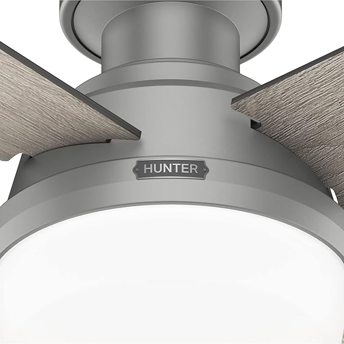 Hunter 51736 Dempsey Ceiling Fan 52 inches Matte Silver