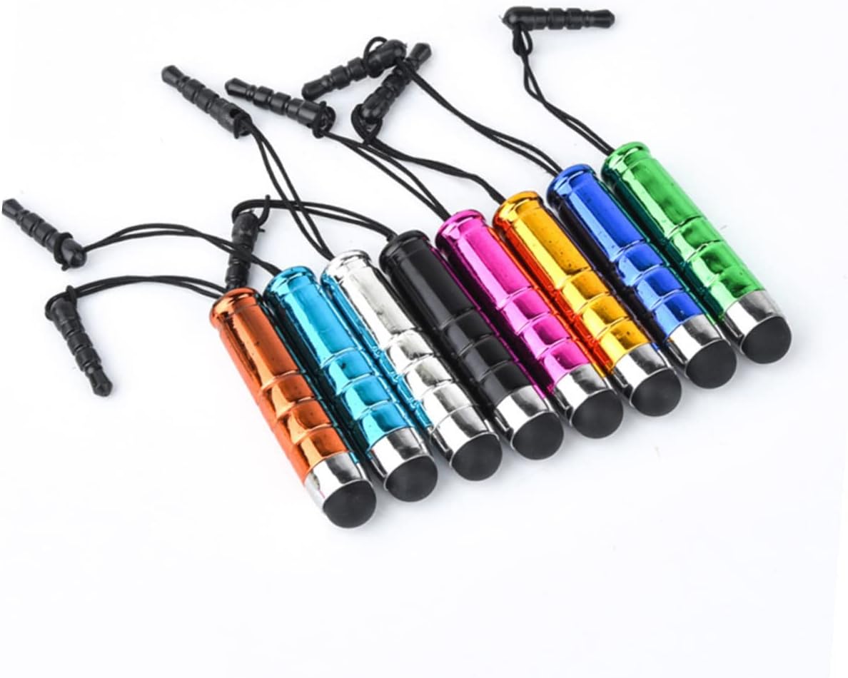 HOMSFOU Stylus Pencil with Brush, Headphone Jack Mobile Phone Accessory, Anti-Plug Attachment for Cell Phones
