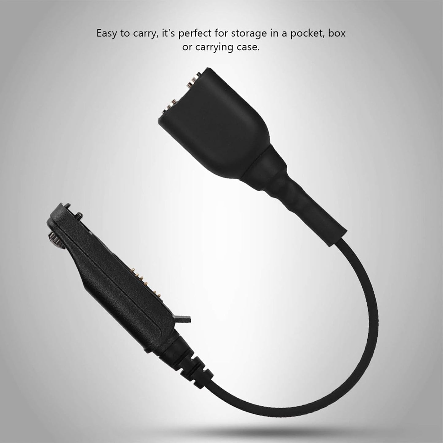 Yoidesu Walkie Talkies Headset Adapter for Baofeng BF-9700, K-head 2 Pin Audio Cable Adapter