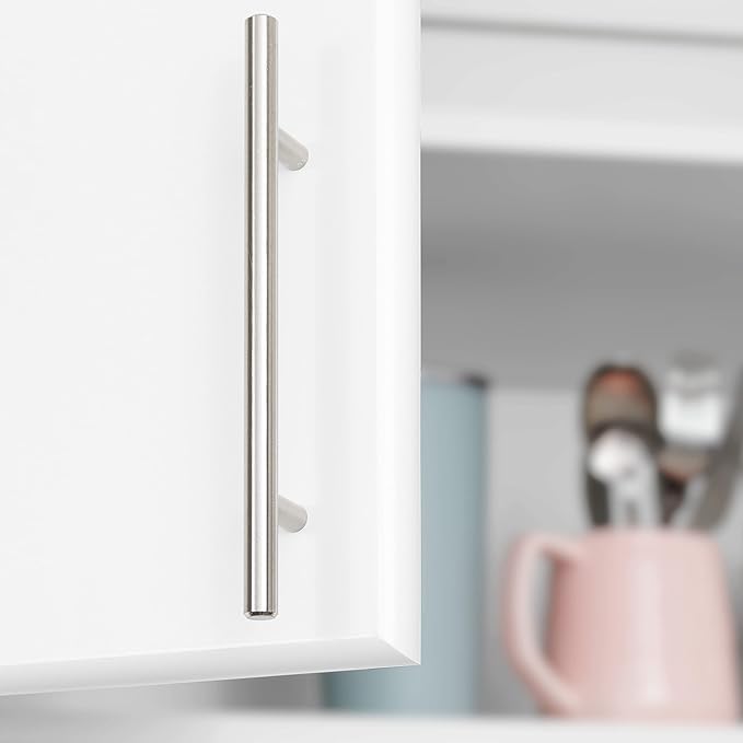 Prepac Elite 54" Wall Cabinet, White Storage Cabinet with 2 Adjustable Shelves, Storage for Pantry, Kitchen and Bathroom 12" D x 54" W x 24" H