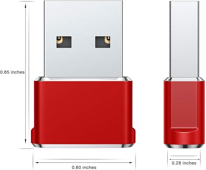 USB to USB C Adapter 10 Pack,USBC Female to A Male Car Charger,Type C Converter for iPhone 16 16e Pro Max,15 14 13 12 Plus,Apple Watch,Airpods,Compatible for Nintendo Switch,Samsung Galaxy S25