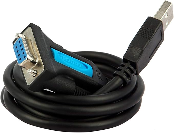 USB 2.0 to RS232 DB9 Serial Cable Female Converter Adapter with Prolific PL2303 Chipset for Win10 8.1 8 7 Vista XP 2000 Andorid Linux Mac OS X 10.6 and Above (3ft/Female)